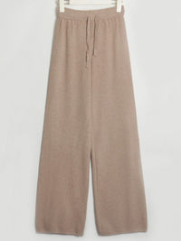 Thumbnail for V-Neck Long Sleeve Top and Drawstring Pants Sweater Set