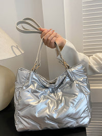 Thumbnail for Textured Polyester Shoulder Bag