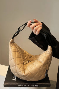 Thumbnail for Quilted Adjustable Strap Crossbody Bag