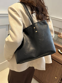 Thumbnail for PU Leather Medium Shoulder Bag