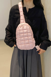 Thumbnail for Quilted Nylon Crossbody Bag