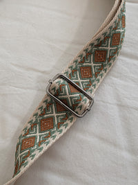 Thumbnail for PU Leather Geometric Pattern Strap Shoulder Bag