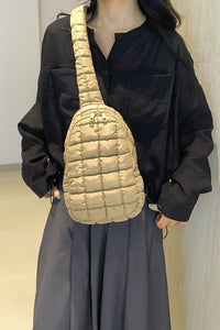 Thumbnail for Quilted Nylon Crossbody Bag