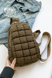 Thumbnail for Quilted Nylon Crossbody Bag