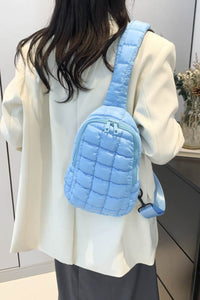 Thumbnail for Quilted Nylon Crossbody Bag