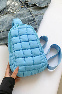 Thumbnail for Quilted Nylon Crossbody Bag