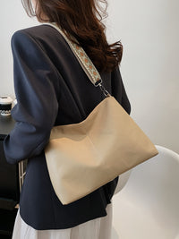 Thumbnail for PU Leather Geometric Pattern Strap Shoulder Bag