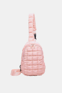 Thumbnail for Quilted Nylon Crossbody Bag