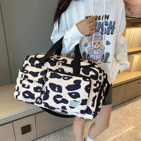 Thumbnail for Oxford Cloth Animal Print Travel Bag