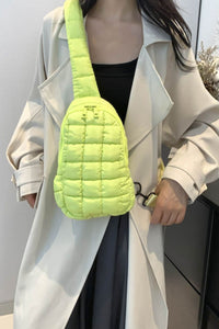 Thumbnail for Quilted Nylon Crossbody Bag