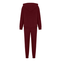 Thumbnail for Zip Up Long Sleeve Hoodie and Joggers Set