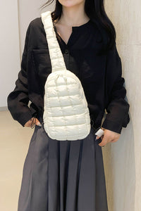 Thumbnail for Quilted Nylon Crossbody Bag