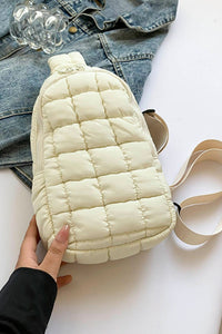 Thumbnail for Quilted Nylon Crossbody Bag