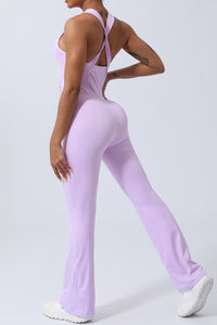 Thumbnail for Crisscross Wide Strap Sleeveless Jumpsuit