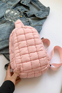Thumbnail for Quilted Nylon Crossbody Bag