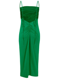 Thumbnail for Backless Cowl Neck Sleeveless Cami Dress