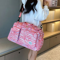 Thumbnail for Oxford Cloth Animal Print Travel Bag