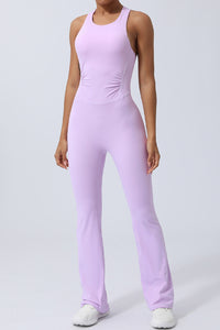 Thumbnail for Crisscross Wide Strap Sleeveless Jumpsuit