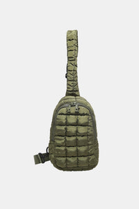 Thumbnail for Quilted Nylon Crossbody Bag