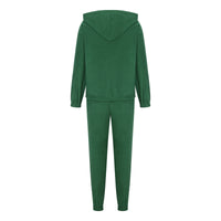 Thumbnail for Zip Up Long Sleeve Hoodie and Joggers Set