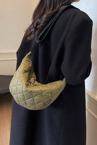 Thumbnail for Quilted Adjustable Strap Crossbody Bag