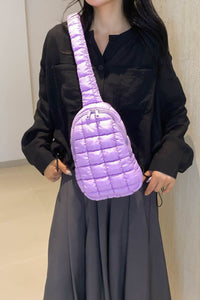 Thumbnail for Quilted Nylon Crossbody Bag