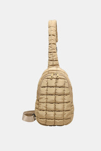 Thumbnail for Quilted Nylon Crossbody Bag