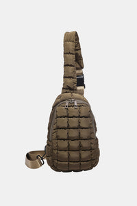 Thumbnail for Quilted Nylon Crossbody Bag