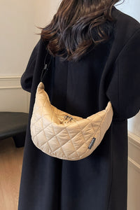 Thumbnail for Quilted Adjustable Strap Crossbody Bag