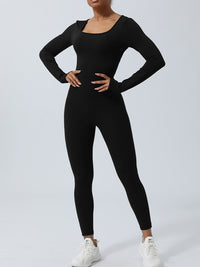 Thumbnail for Twisted Backless Long Sleeve Jumpsuit