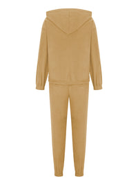 Thumbnail for Zip Up Long Sleeve Hoodie and Joggers Set