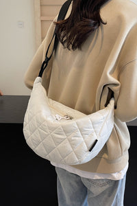 Thumbnail for Quilted Adjustable Strap Crossbody Bag