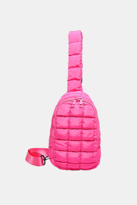 Thumbnail for Quilted Nylon Crossbody Bag