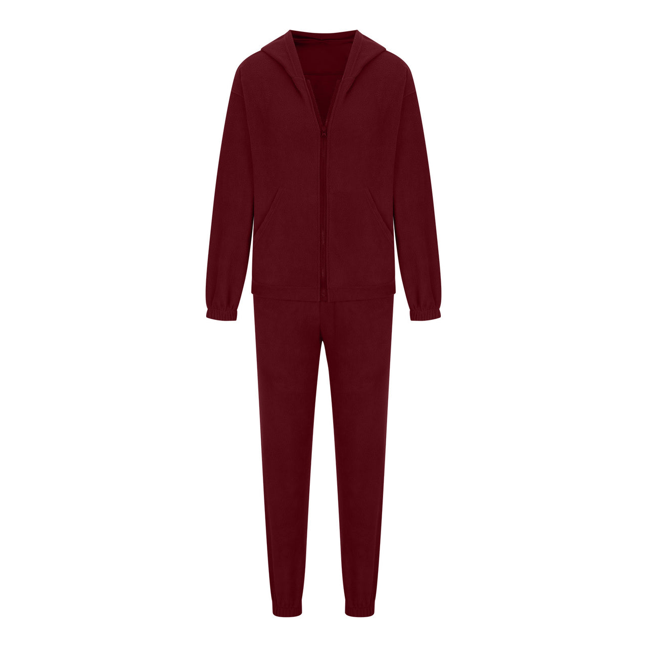 Zip Up Long Sleeve Hoodie and Joggers Set