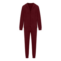 Thumbnail for Zip Up Long Sleeve Hoodie and Joggers Set