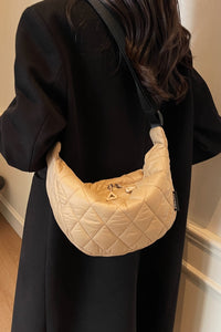 Thumbnail for Quilted Adjustable Strap Crossbody Bag