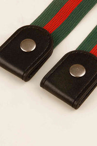 Thumbnail for PU Elastic Snap Closure Belt