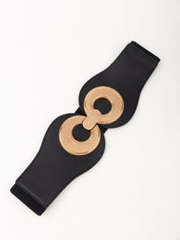 Thumbnail for Alloy Buckle Elastic PU Belt
