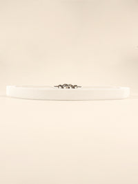 Thumbnail for Zinc Alloy Buckle Elastic PU Belt