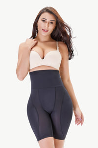 Thumbnail for Full Size High Waisted Pull-On Shaping Shorts