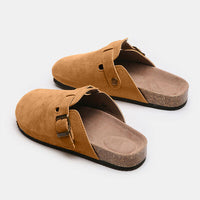 Thumbnail for Suede Closed Toe Buckle Slide