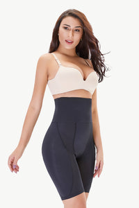 Thumbnail for Full Size High Waisted Pull-On Shaping Shorts