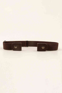 Thumbnail for PU Elastic Snap Closure Belt