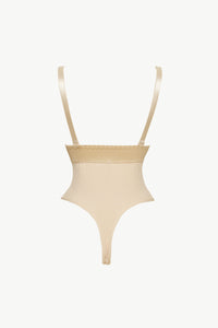 Thumbnail for Full Size Adjustable Strap Zip-Up Shaping Bodysuit