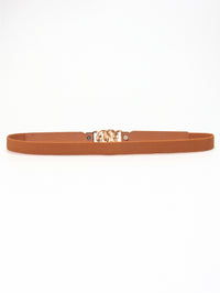 Thumbnail for Zinc Alloy Buckle Elastic PU Belt