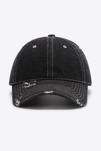 Thumbnail for Distressed Adjustable Baseball Cap