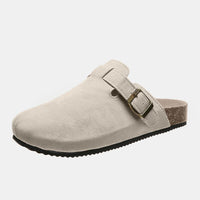 Thumbnail for Suede Closed Toe Buckle Slide