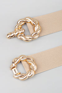 Thumbnail for Zinc Alloy Buckle Elastic Belt