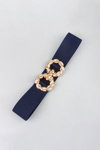 Thumbnail for Zinc Alloy Buckle Elastic Belt