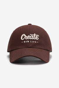 Thumbnail for CREATE NEW LIFE Adjustable Cotton Baseball Cap